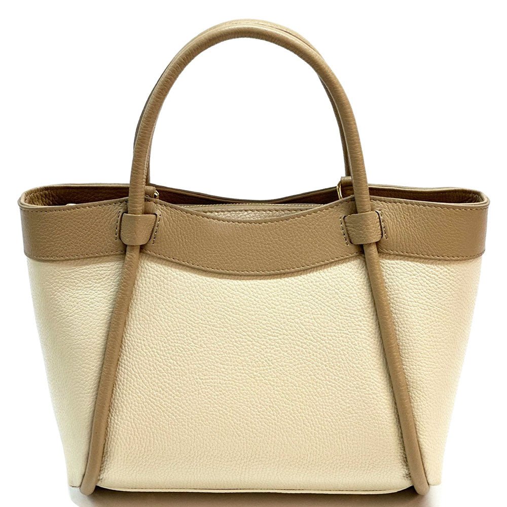 Carina Leather Tote Bag - Leather Italiano