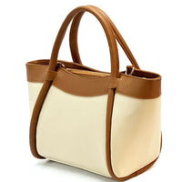 Carina Leather Tote Bag - Leather Italiano