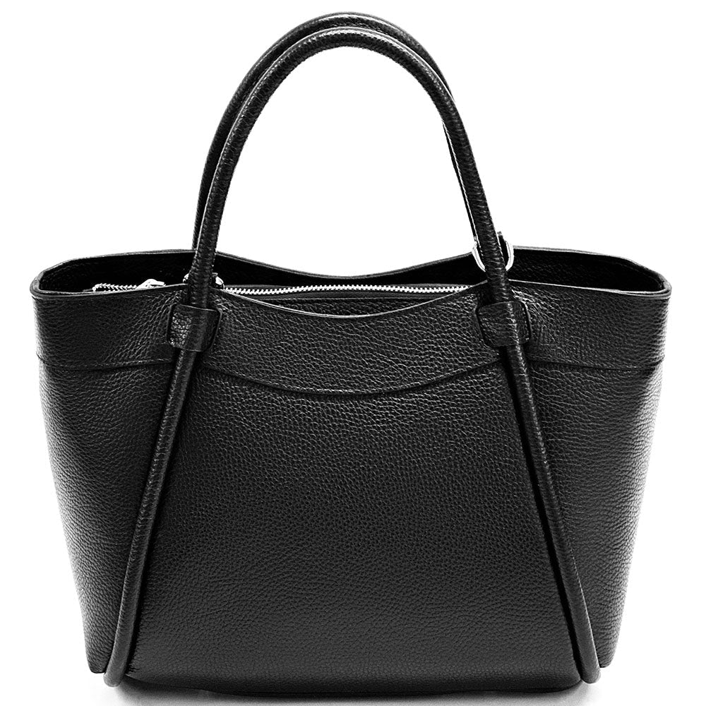Carina Leather Tote Bag - Leather Italiano