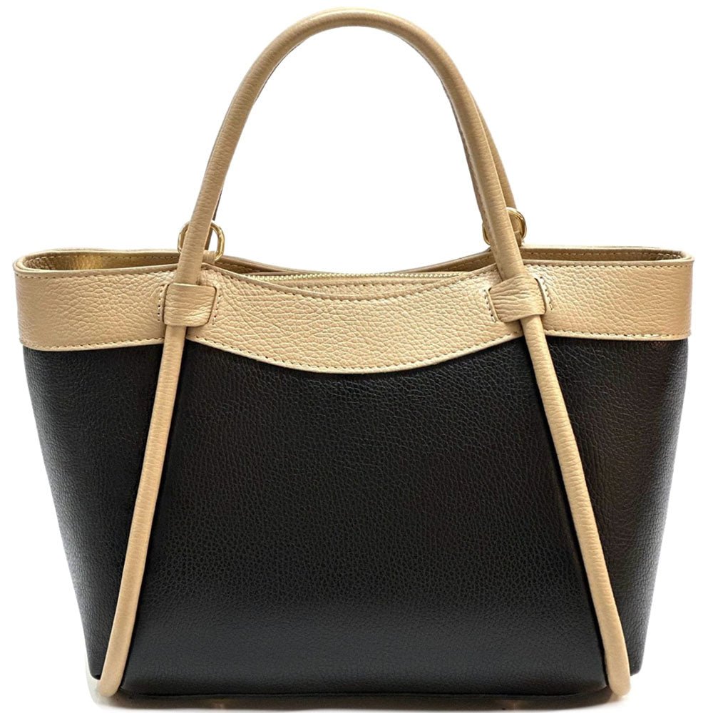 Carina Leather Tote Bag - Leather Italiano