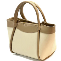 Carina Leather Tote Bag - Leather Italiano