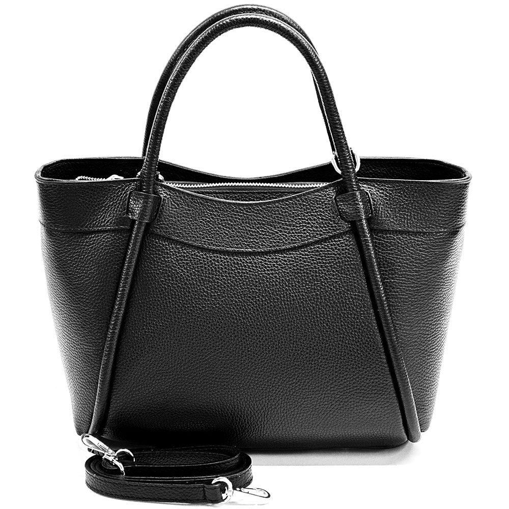 Carina Leather Tote Bag - Leather Italiano