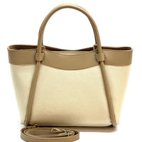 Carina Leather Tote Bag - Leather Italiano