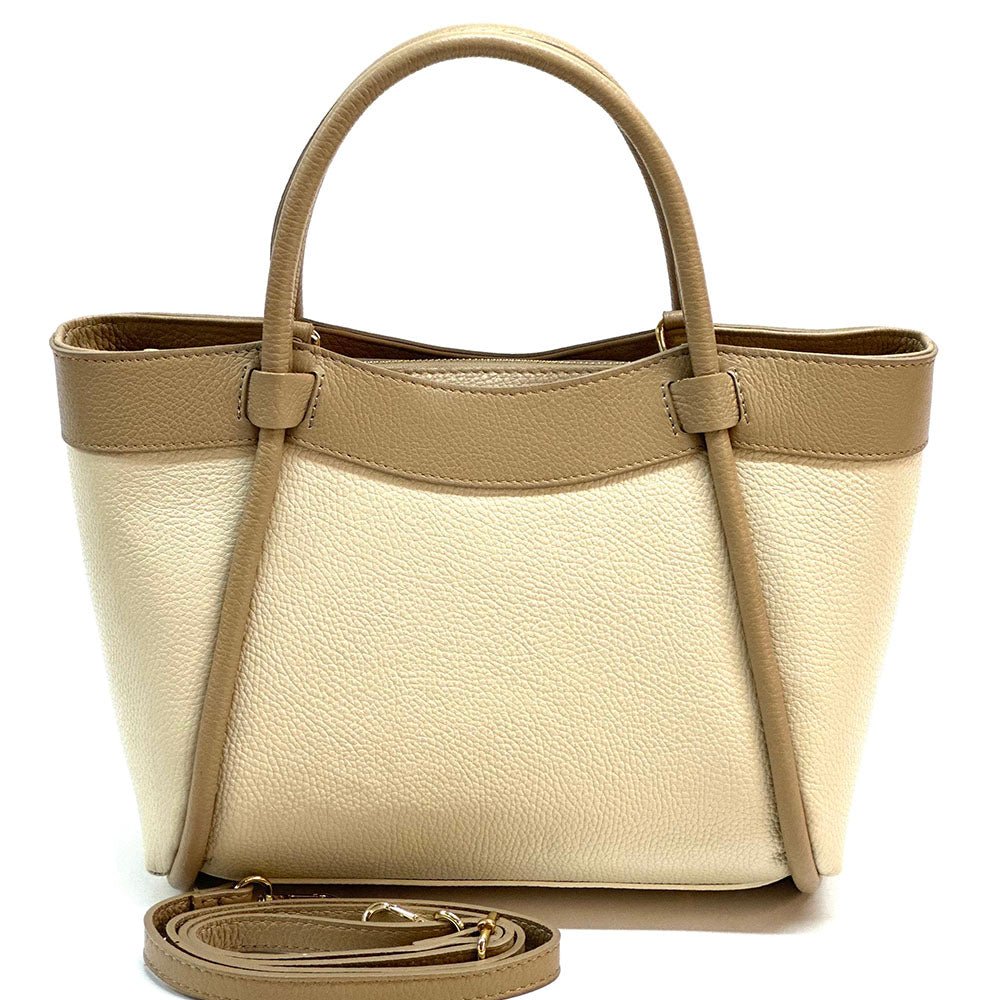 Carina Leather Tote Bag - Leather Italiano