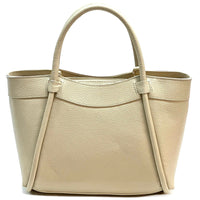 Carina Leather Tote Bag - Leather Italiano