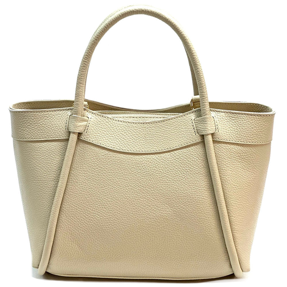 Carina Leather Tote Bag - Leather Italiano