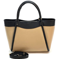 Carina Leather Tote Bag - Leather Italiano