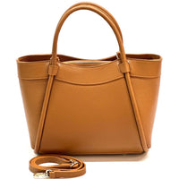 Carina Leather Tote Bag - Leather Italiano