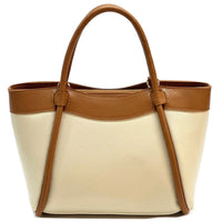Carina Leather Tote Bag - Leather Italiano