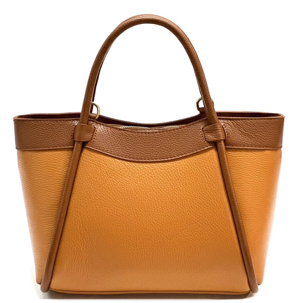 Carina Leather Tote Bag - Leather Italiano