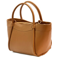 Carina Leather Tote Bag - Leather Italiano