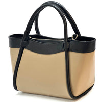 Carina Leather Tote Bag - Leather Italiano