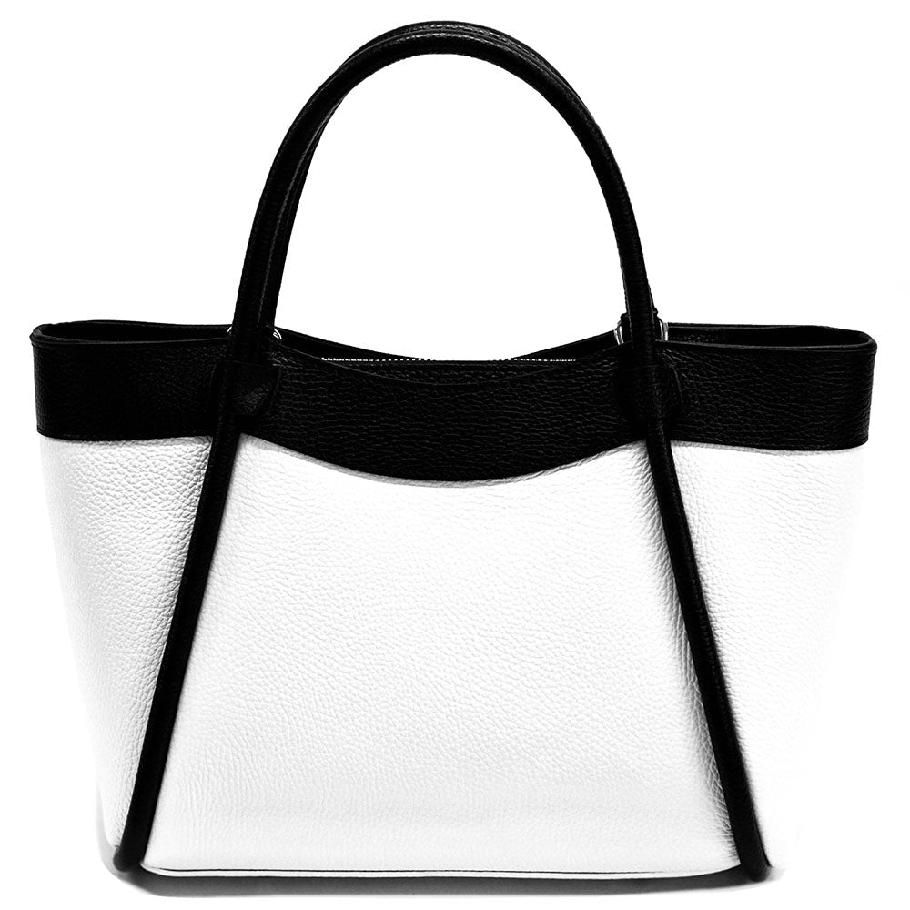 Carina Leather Tote Bag - Leather Italiano