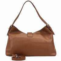 Carmina Leather Shoulder Bag - Leather Italiano