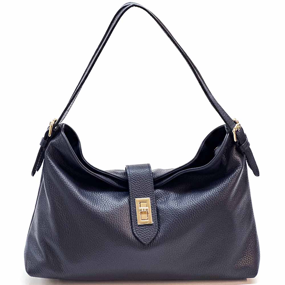 Carmina Leather Shoulder Bag - Leather Italiano