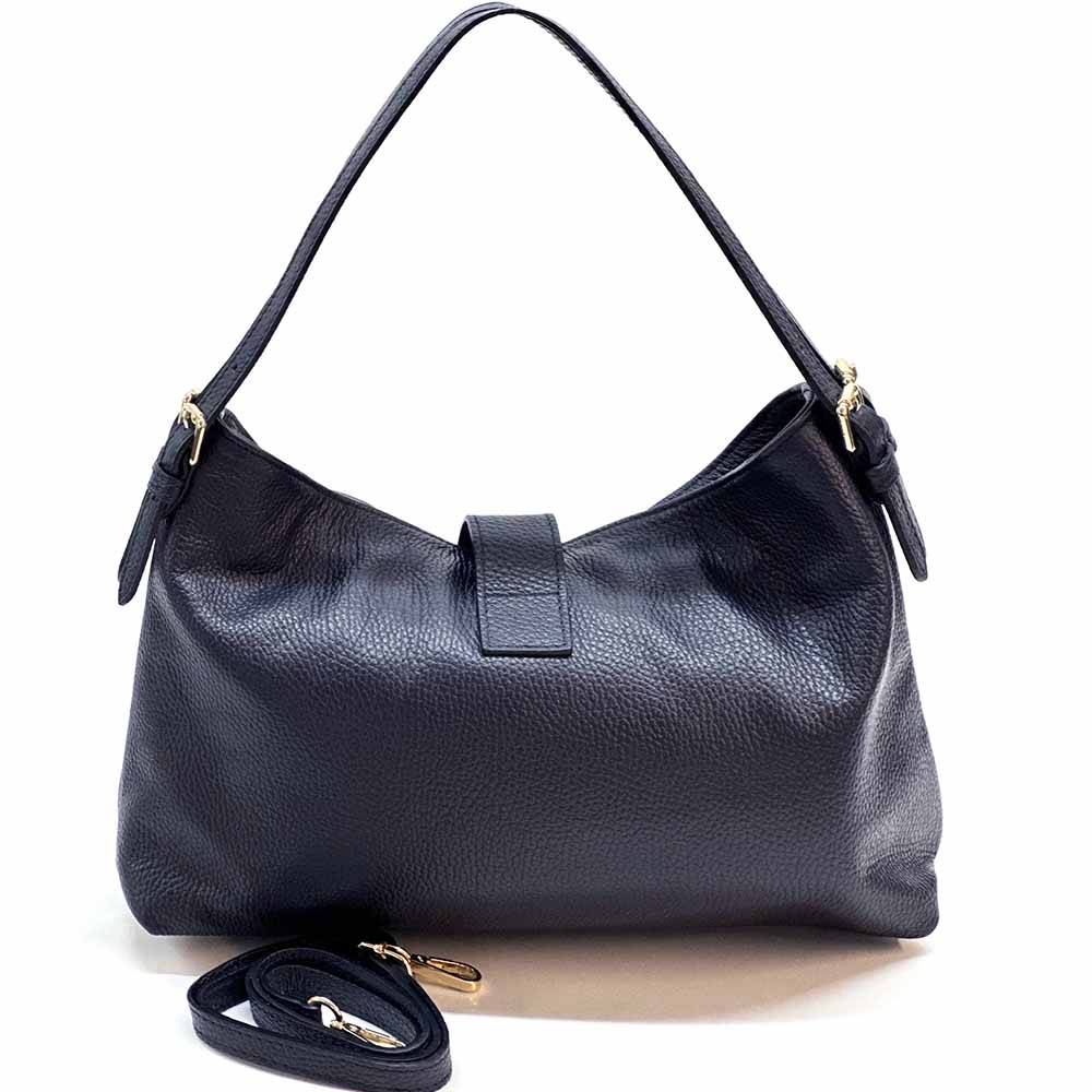 Carmina Leather Shoulder Bag - Leather Italiano