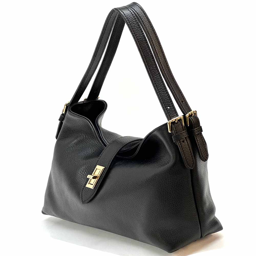 Carmina Leather Shoulder Bag - Leather Italiano