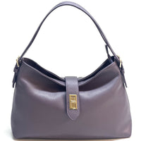 Carmina Leather Shoulder Bag - Leather Italiano