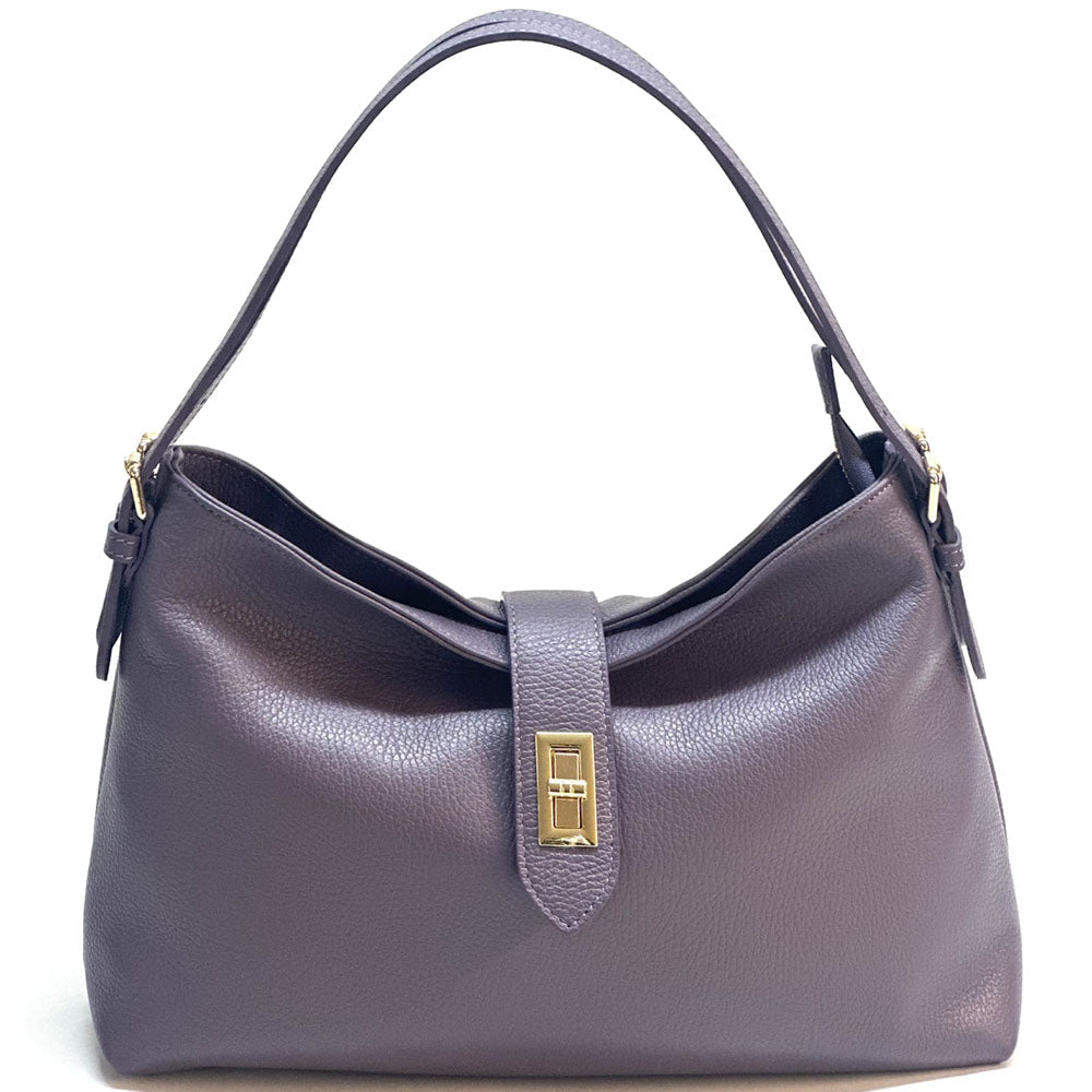 Carmina Leather Shoulder Bag - Leather Italiano