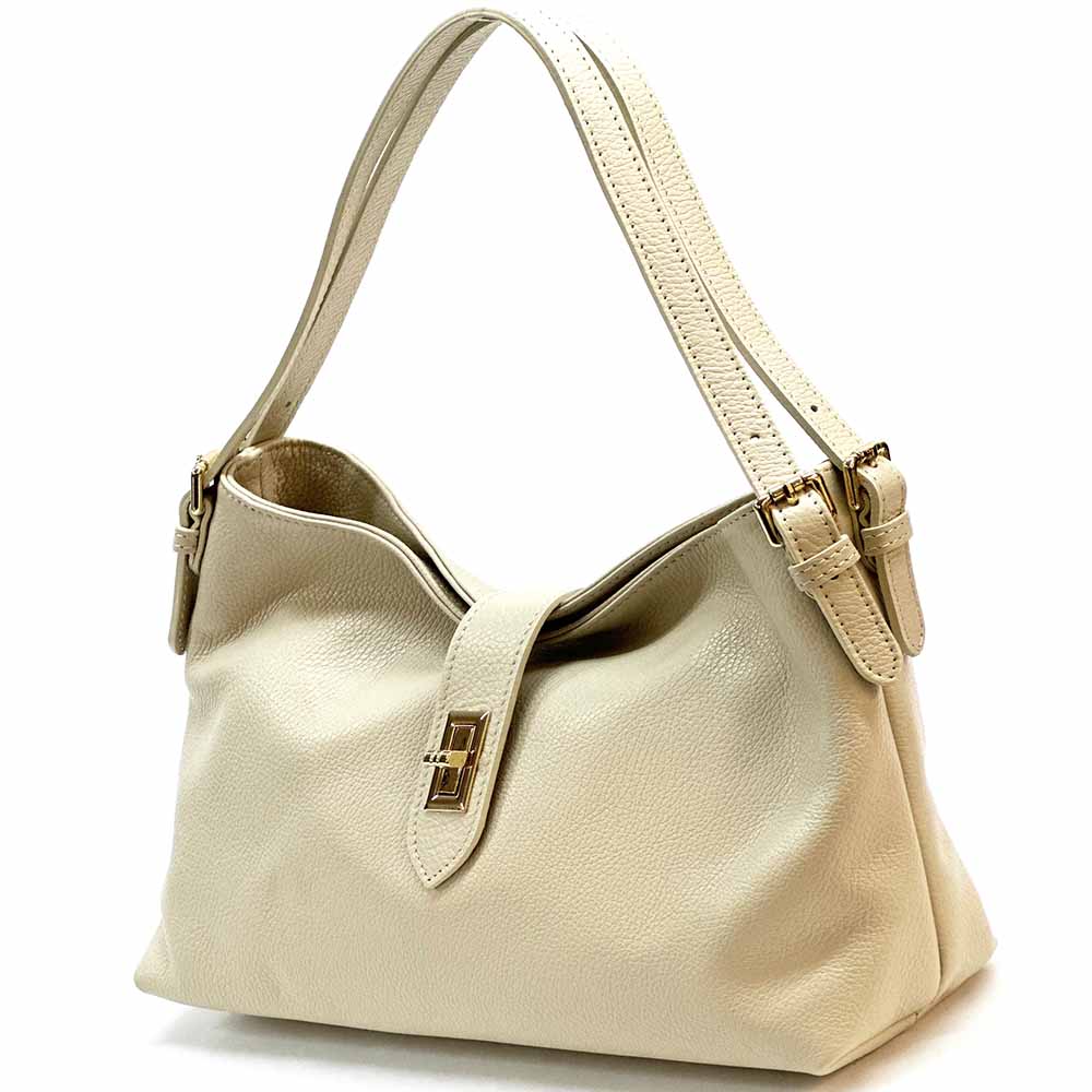 Carmina Leather Shoulder Bag - Leather Italiano