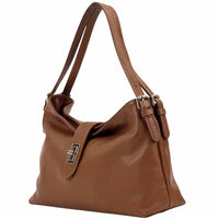 Carmina Leather Shoulder Bag - Leather Italiano