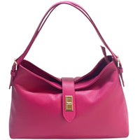Carmina Leather Shoulder Bag - Leather Italiano