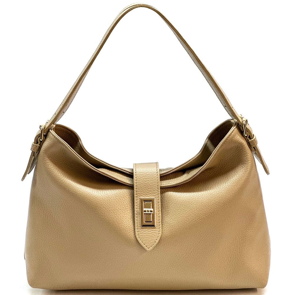 Carmina Leather Shoulder Bag - Leather Italiano