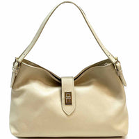 Carmina Leather Shoulder Bag - Leather Italiano