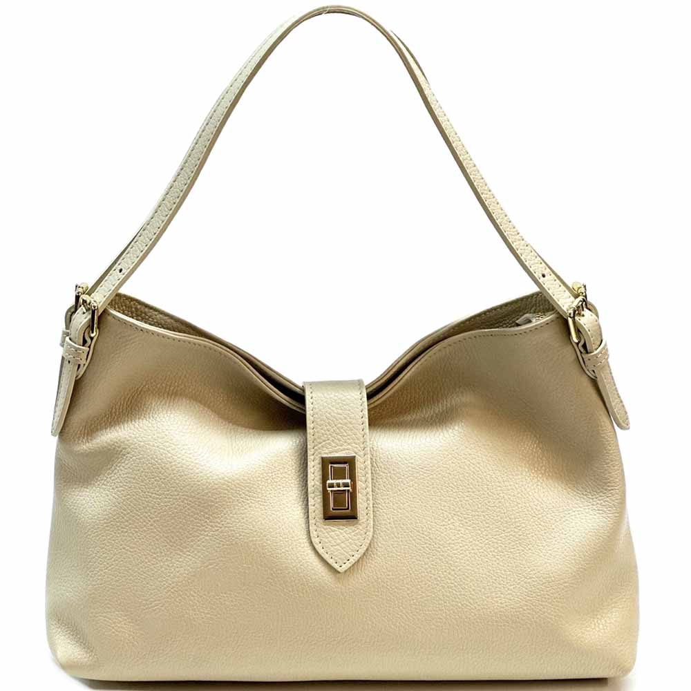 Carmina Leather Shoulder Bag - Leather Italiano