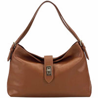 Carmina Leather Shoulder Bag - Leather Italiano
