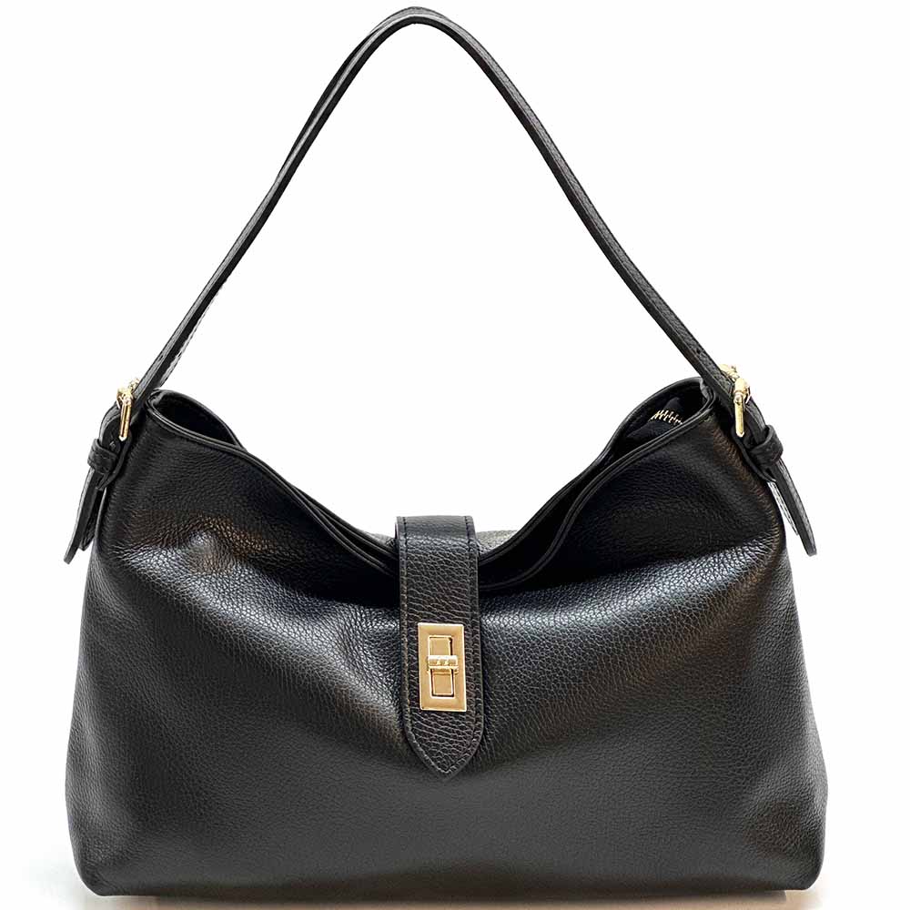 Carmina Leather Shoulder Bag - Leather Italiano