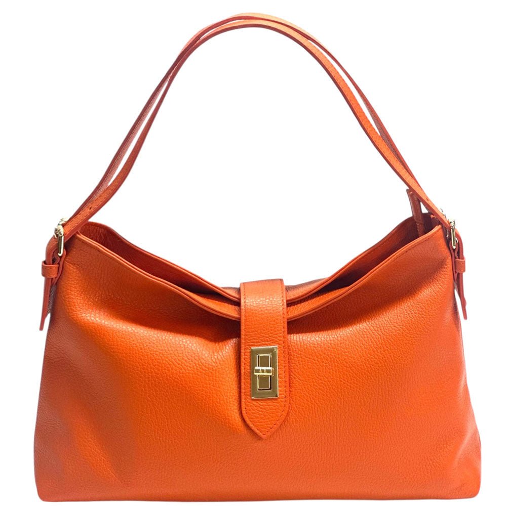 Carmina Leather Shoulder Bag - Leather Italiano