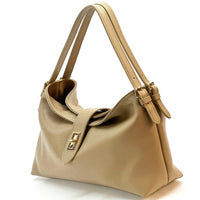 Carmina Leather Shoulder Bag - Leather Italiano