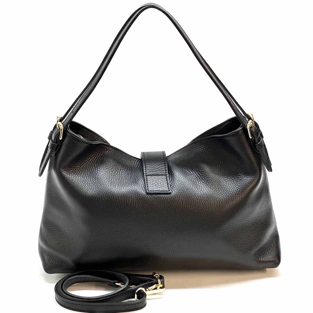 Carmina Leather Shoulder Bag - Leather Italiano