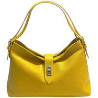 Carmina Leather Shoulder Bag - Leather Italiano
