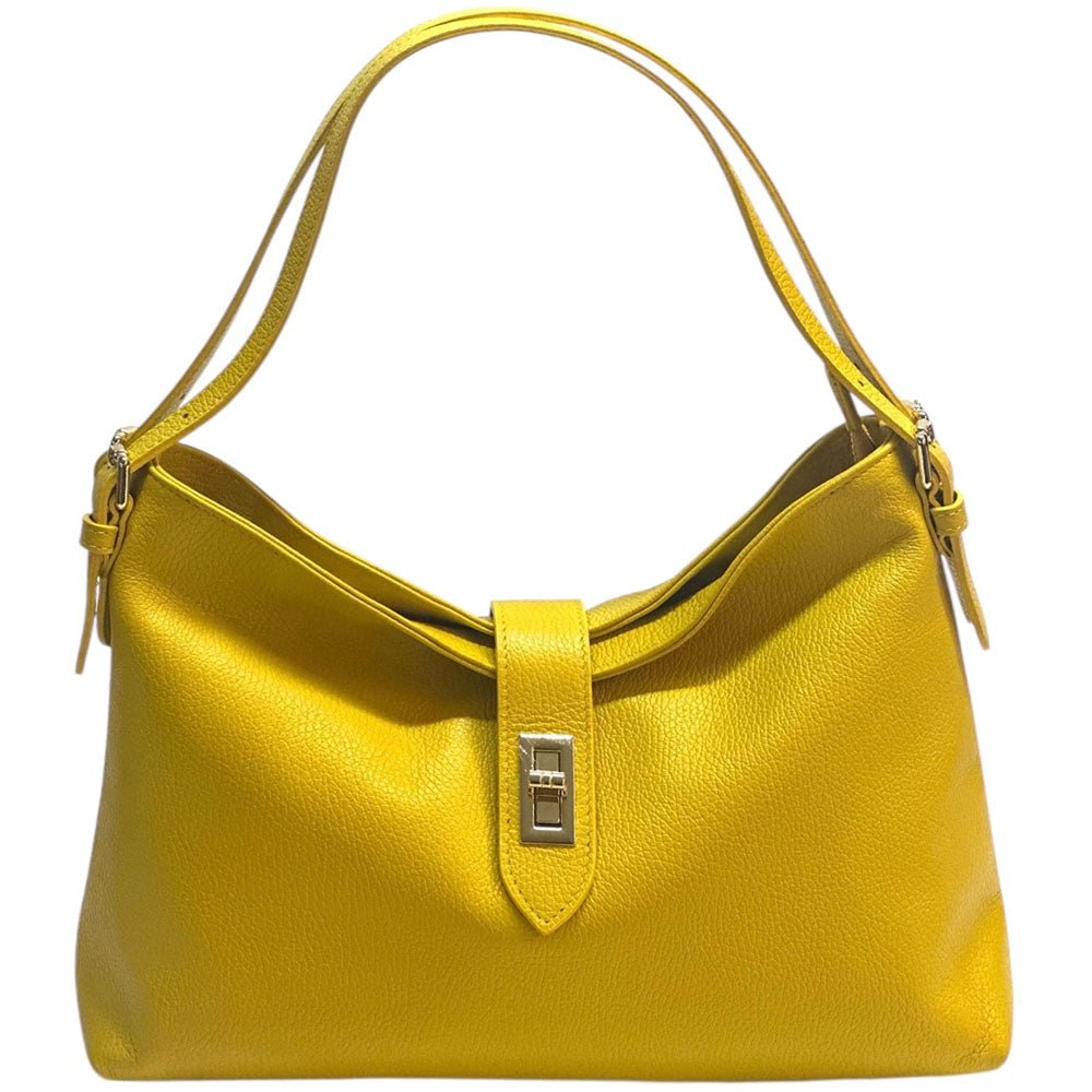 Carmina Leather Shoulder Bag - Leather Italiano