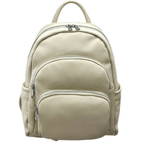 Carola Cow Leather Travel Backpack - Leather Italiano