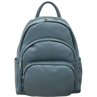 Carola Cow Leather Travel Backpack - Leather Italiano