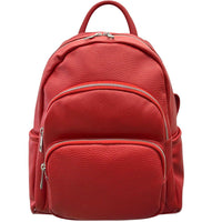 Carola Cow Leather Travel Backpack - Leather Italiano
