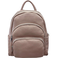 Carola Cow Leather Travel Backpack - Leather Italiano