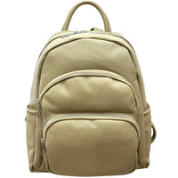 Carola Cow Leather Travel Backpack - Leather Italiano