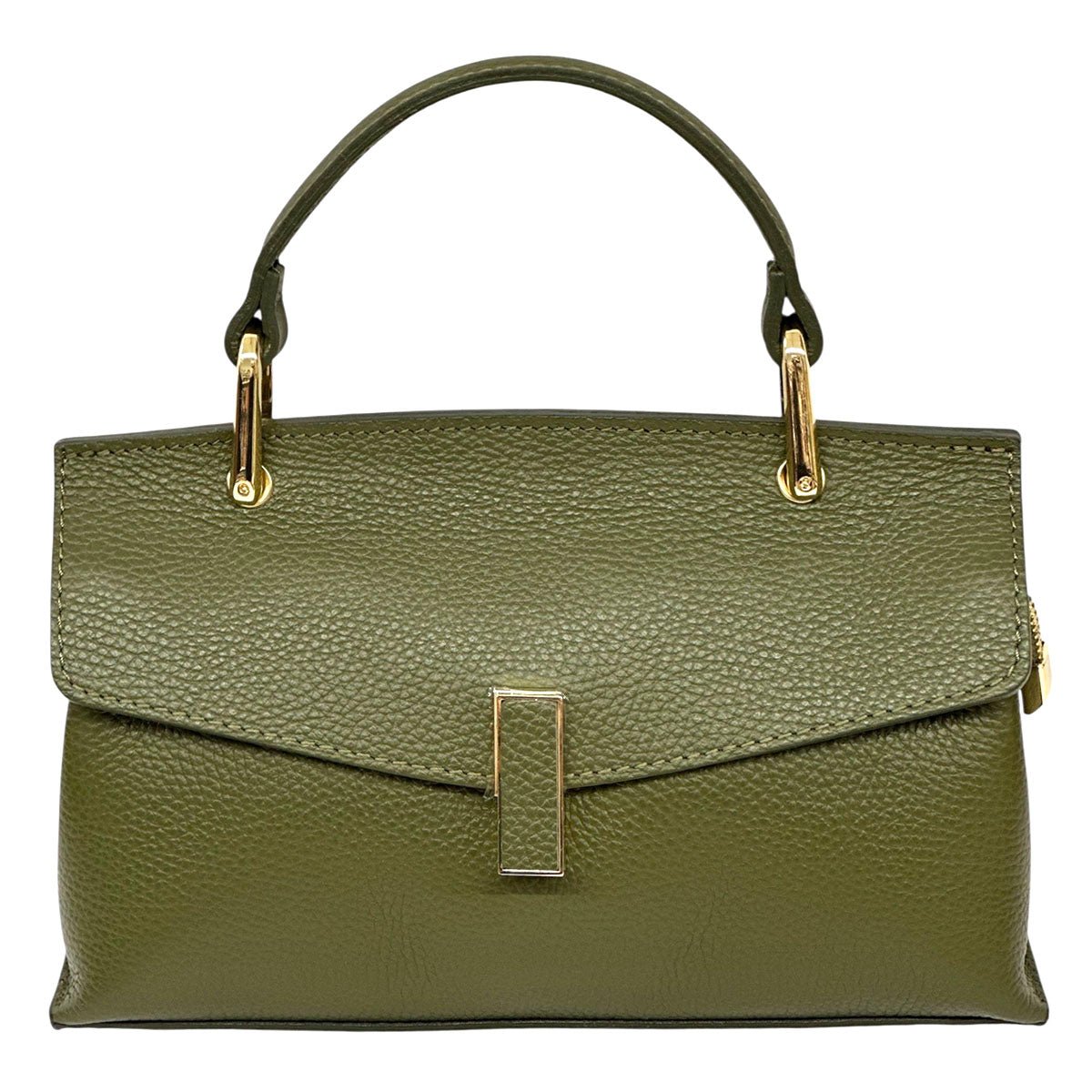 Casimira Italian Leather Envelope Top Handle Bag - Leather Italiano