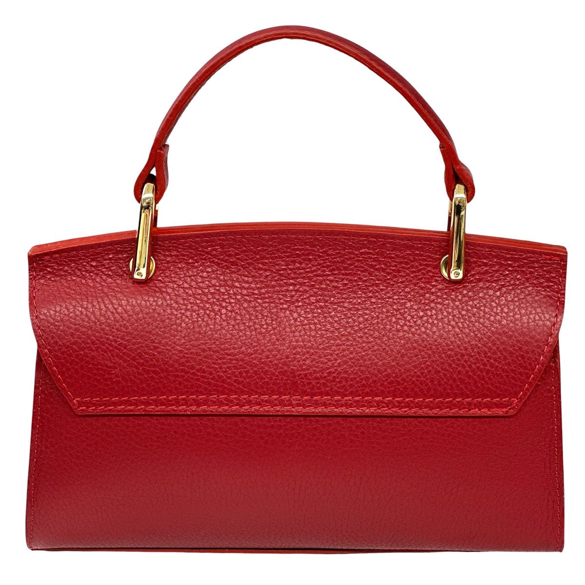Casimira Italian Leather Envelope Top Handle Bag - Leather Italiano