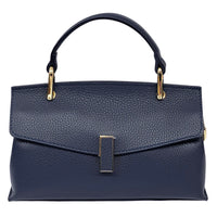 Casimira Italian Leather Envelope Top Handle Bag - Leather Italiano