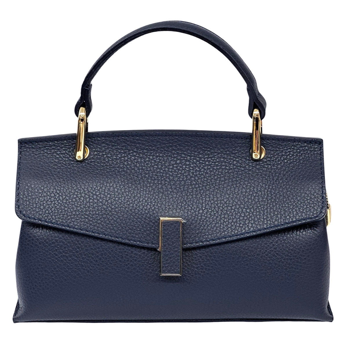 Casimira Italian Leather Envelope Top Handle Bag - Leather Italiano