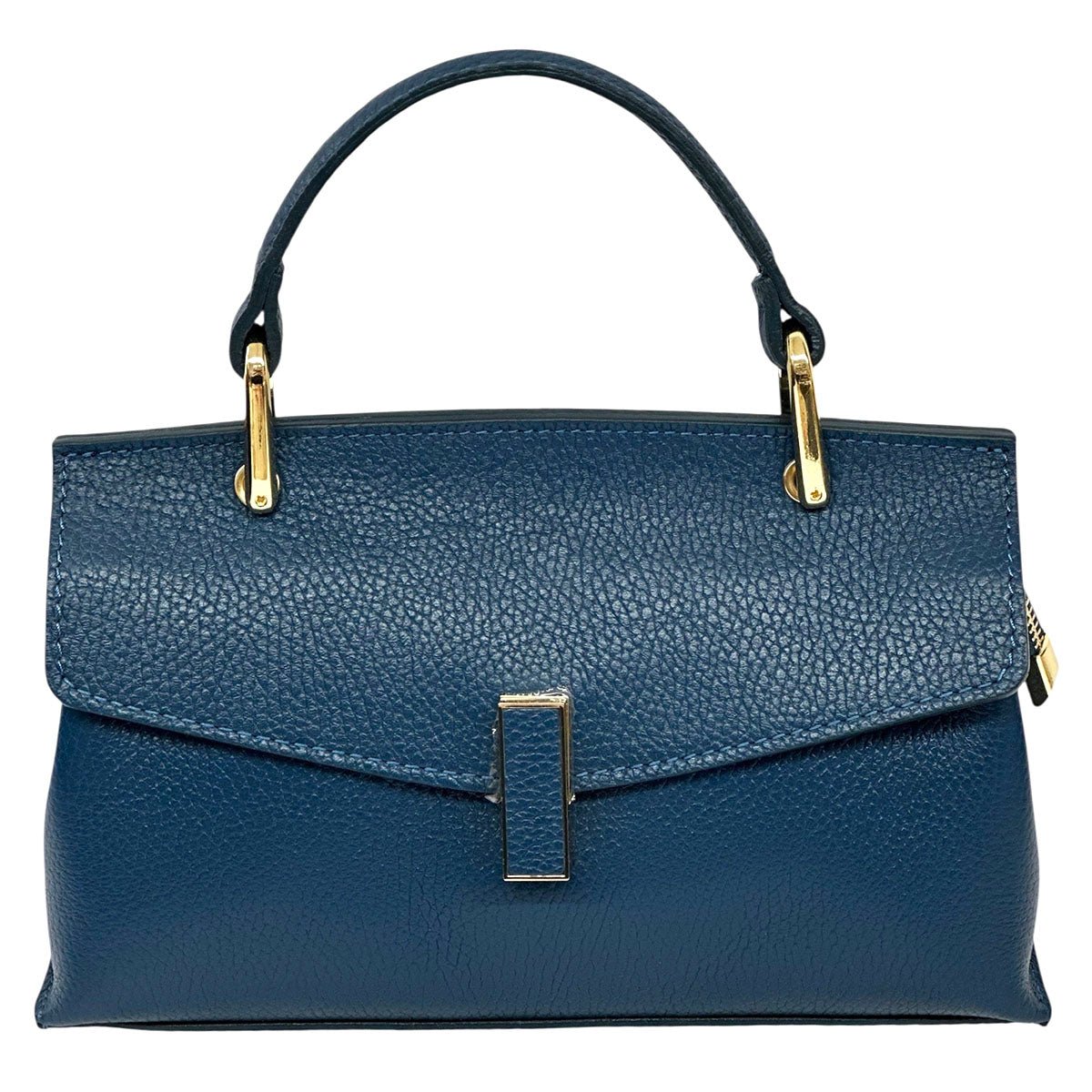 Casimira Italian Leather Envelope Top Handle Bag - Leather Italiano