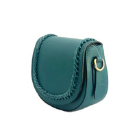 Cecilia Leather Crossbody: Crescent Bag - Leather Italiano