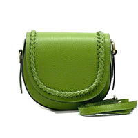 Cecilia Leather Crossbody: Crescent Bag - Leather Italiano