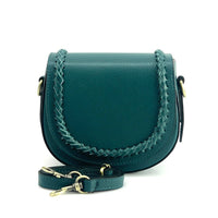 Cecilia Leather Crossbody: Crescent Bag - Leather Italiano
