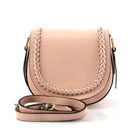 Cecilia Leather Crossbody: Crescent Bag - Leather Italiano